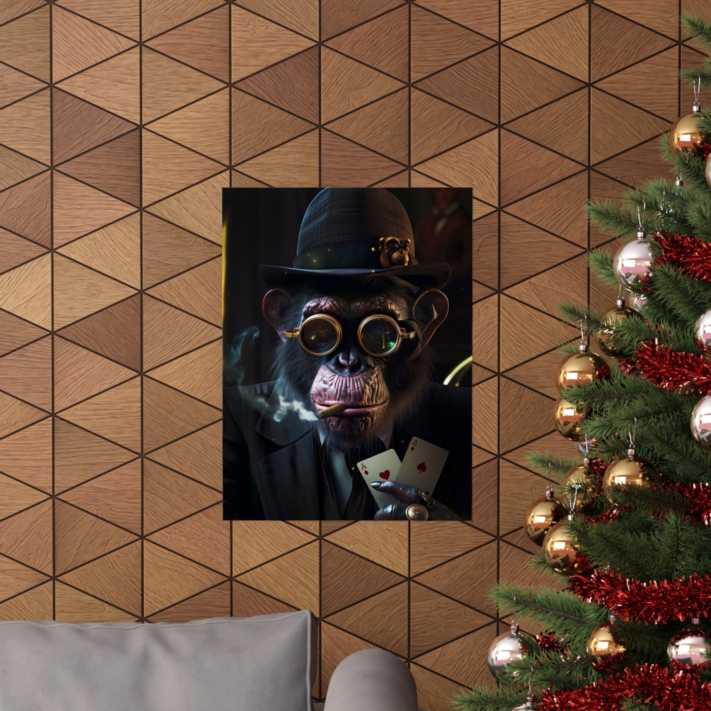 Dapper Chimp (Matte Vertical Posters)