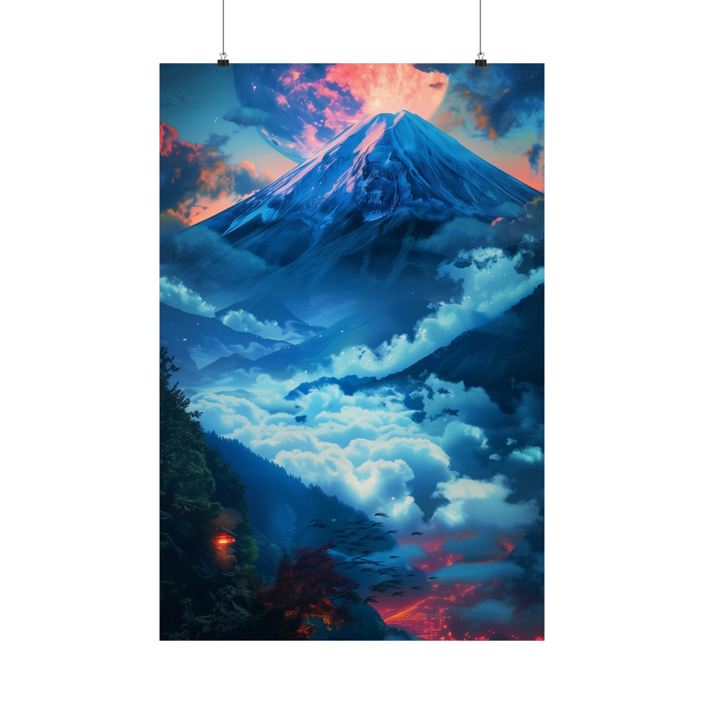 Celestial Mountain (Matte Vertical Posters)