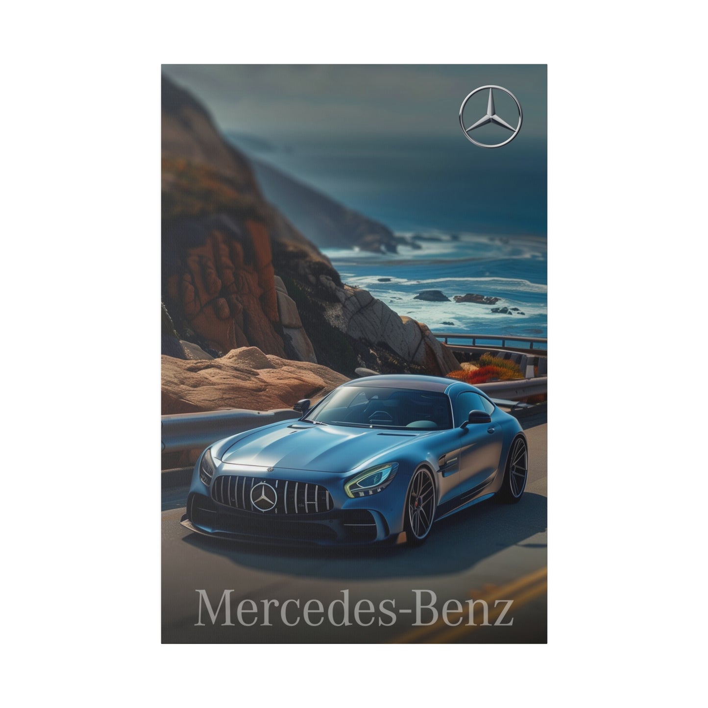 Mercedes-Benz as a piece of art (Matte Canvas, Stretched)