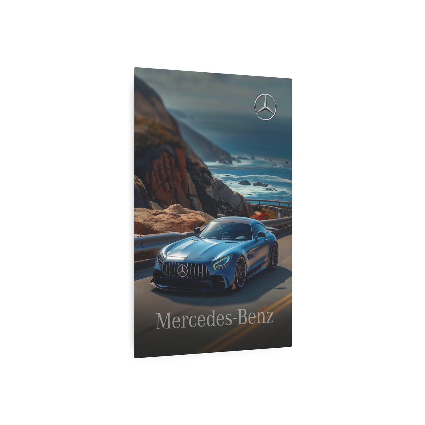 Mercedes-Benz as a piece of art (Metal Art Sign)