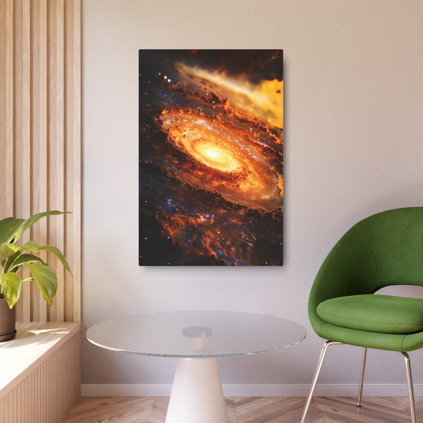 Spiral Galaxy (Metal Art Sign)