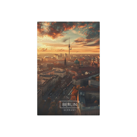 Berlin Skyline (Metal Art Sign)