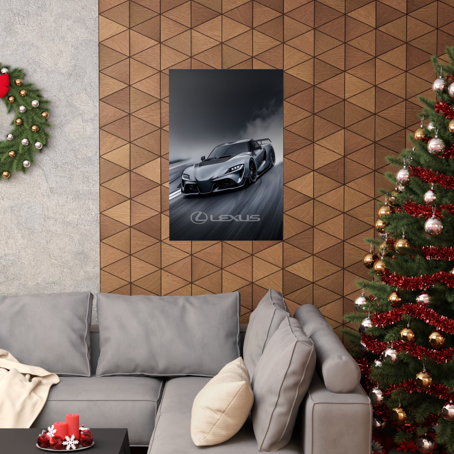 Imagine the Beauty and Speed of Lexus (Matte Vertical Posters)