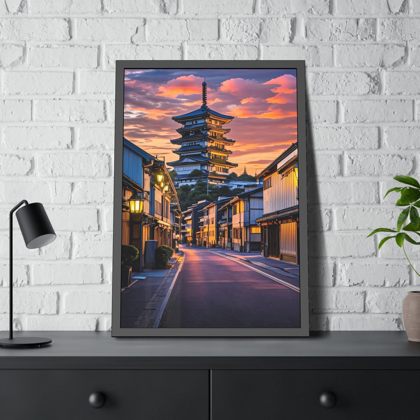 Pagoda Sunset Boulevard (Framed Paper Posters)