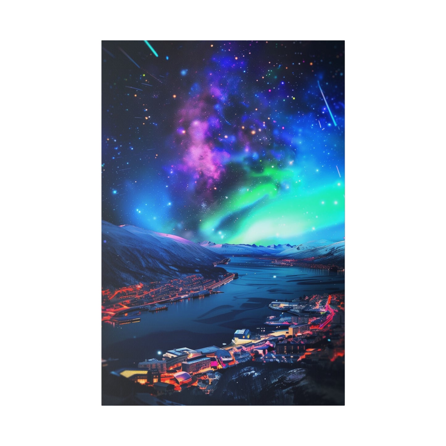 Cosmic Eruption (Matte Canvas, Stretched)