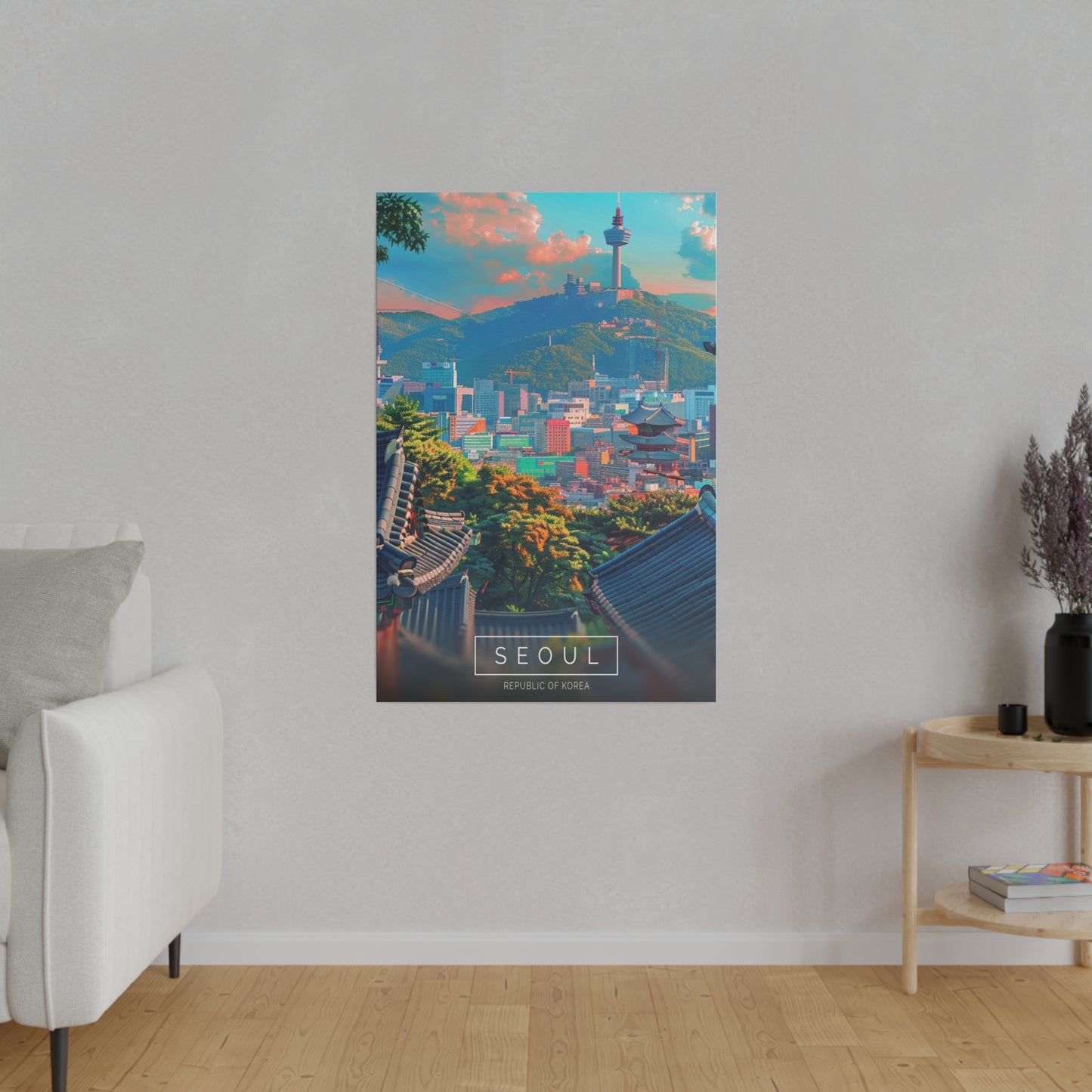 Seoul's Serenity (Matte Canvas, Stretched)