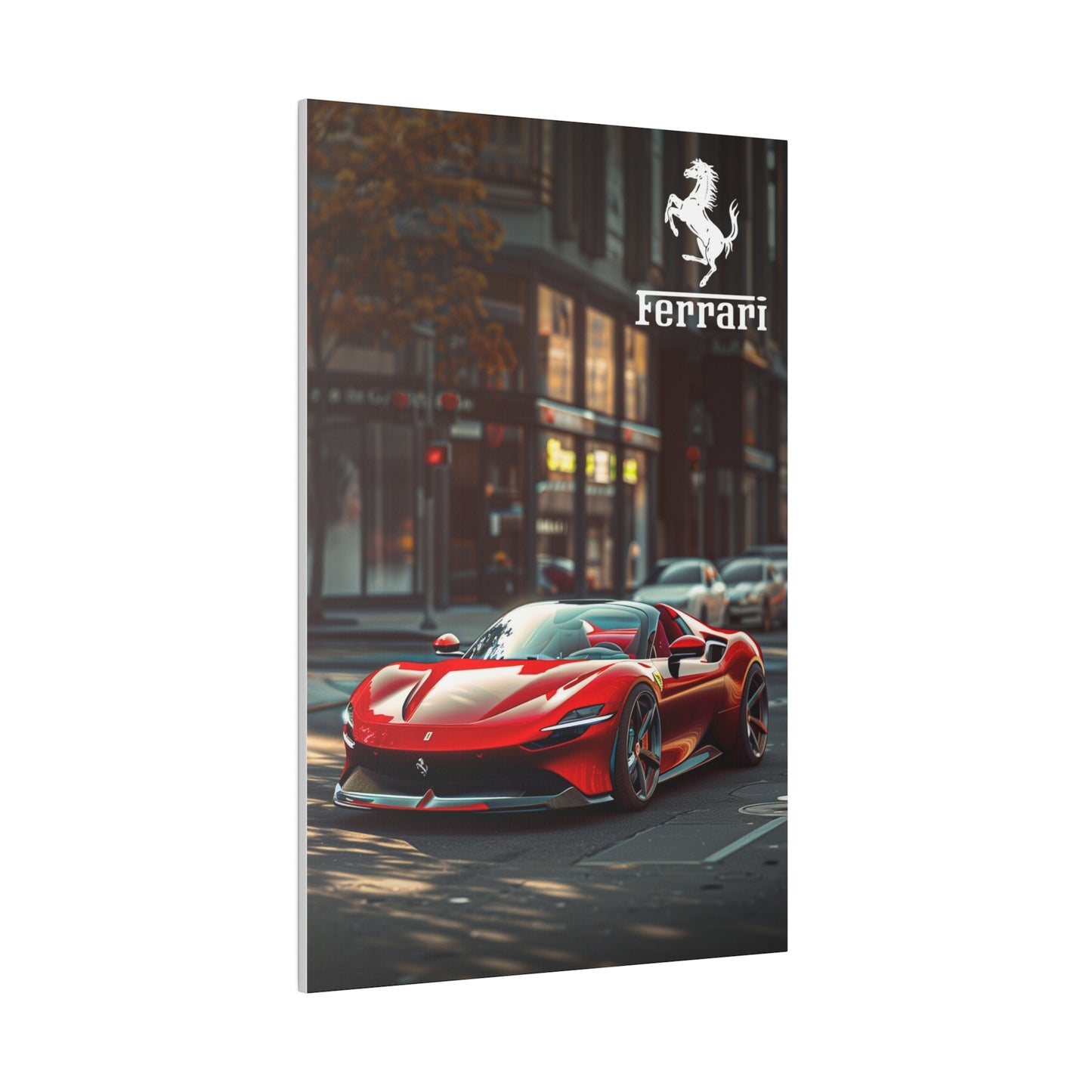 Fast Ferrari (Matte Canvas, Stretched)