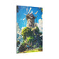 Enchanting Windmill (Matte Canvas, Stretched)