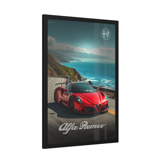 Coastal Speedster: Alfa Romeo's Glory (Framed Paper Posters)