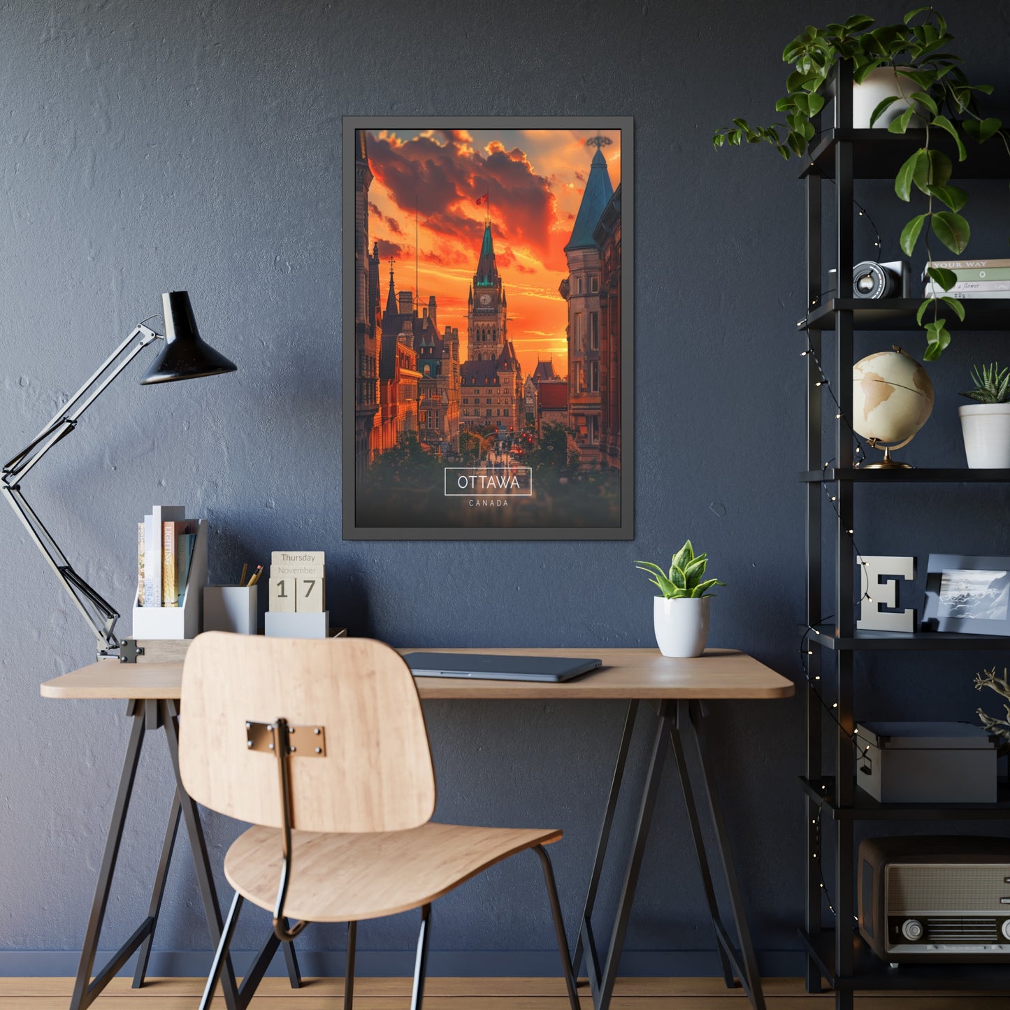 Ottawa's Evening Majesty (Framed Paper Posters)