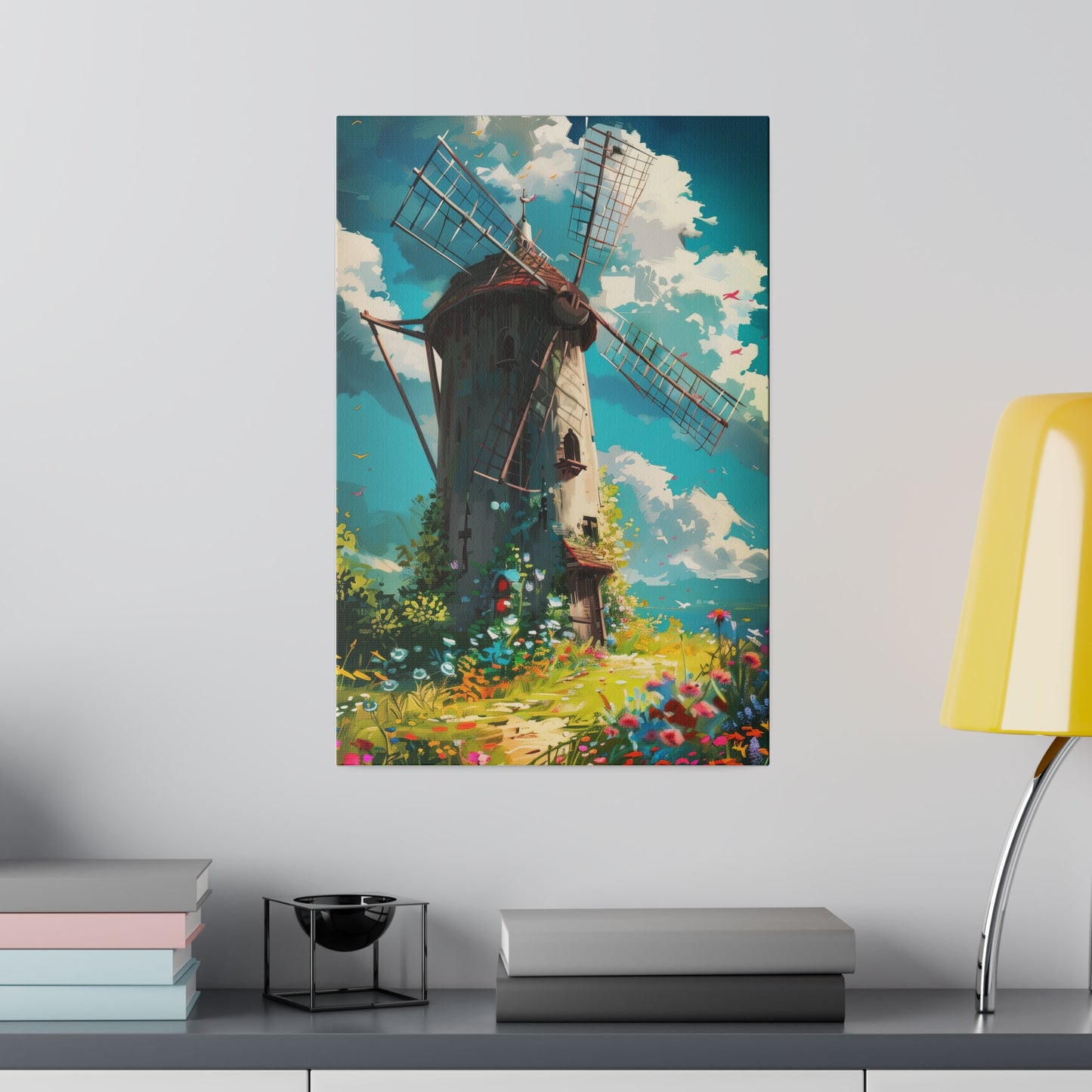 Rustic Windmill (Matte Canvas, Stretched)