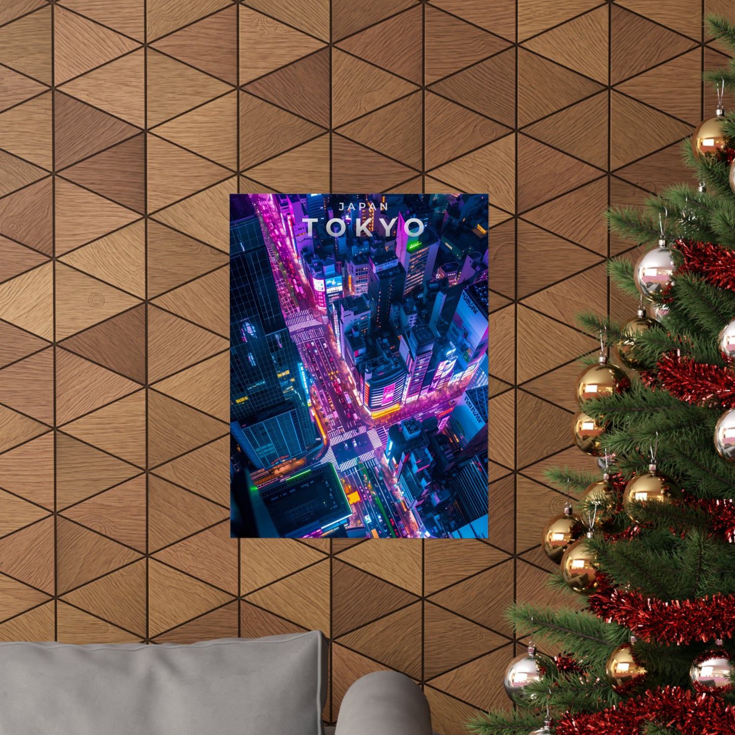 Tokyo Nightscape (Matte Vertical Posters)