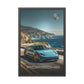 Porsche Seaside Drive (Framed Paper Posters)