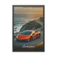 Orange Lamborghini (Framed Paper Posters)