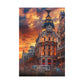 Madrid Sunset Splendor (Matte Vertical Posters)