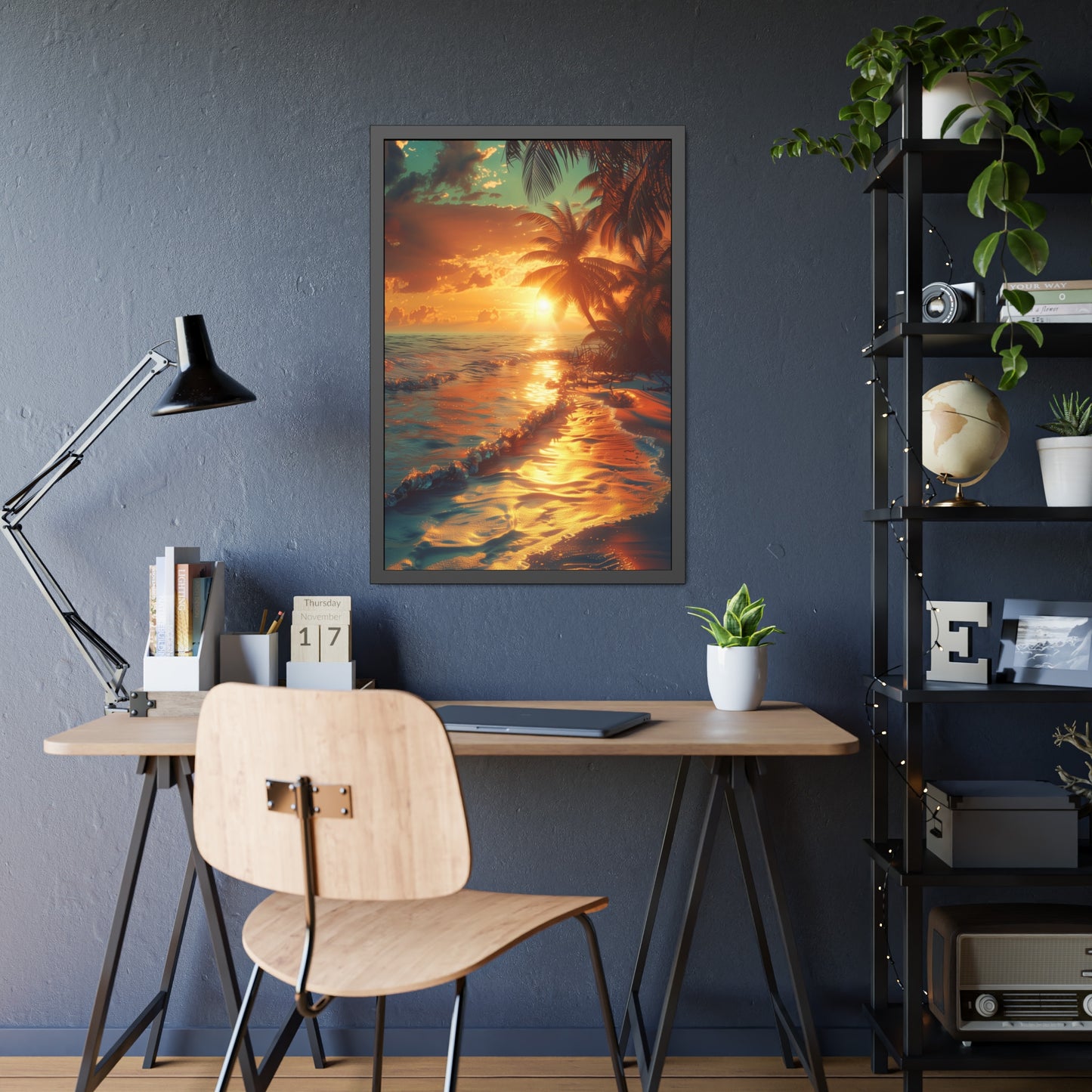 Tropical Sunset (Framed Paper Posters)