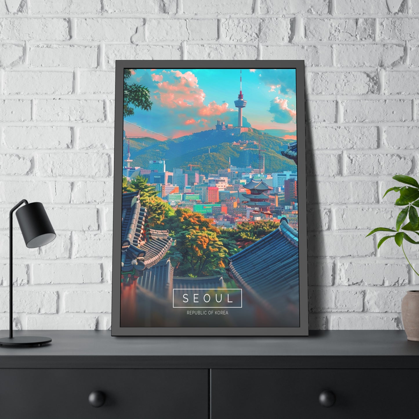 Seoul's Serenity (Framed Paper Posters)