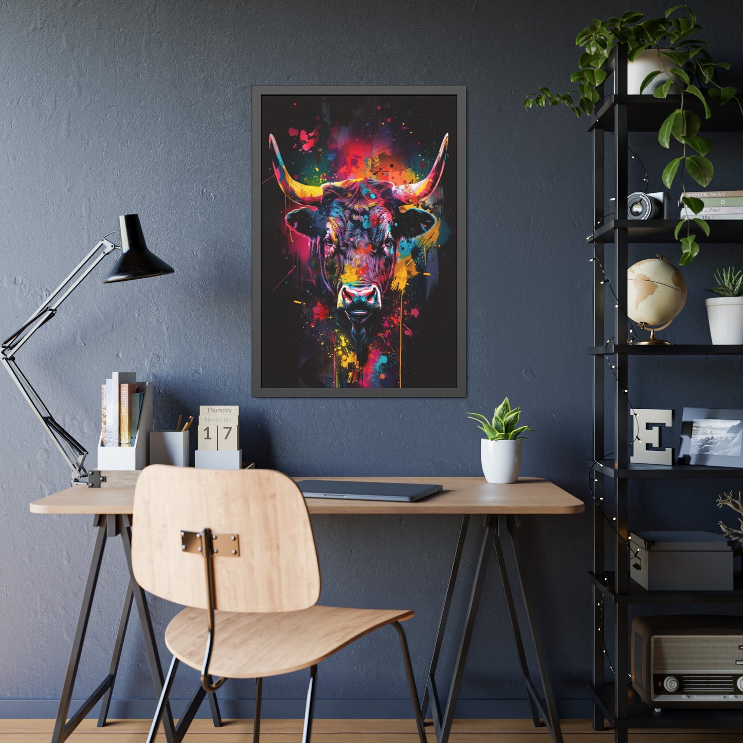 Celestial Bull (Framed Paper Posters)