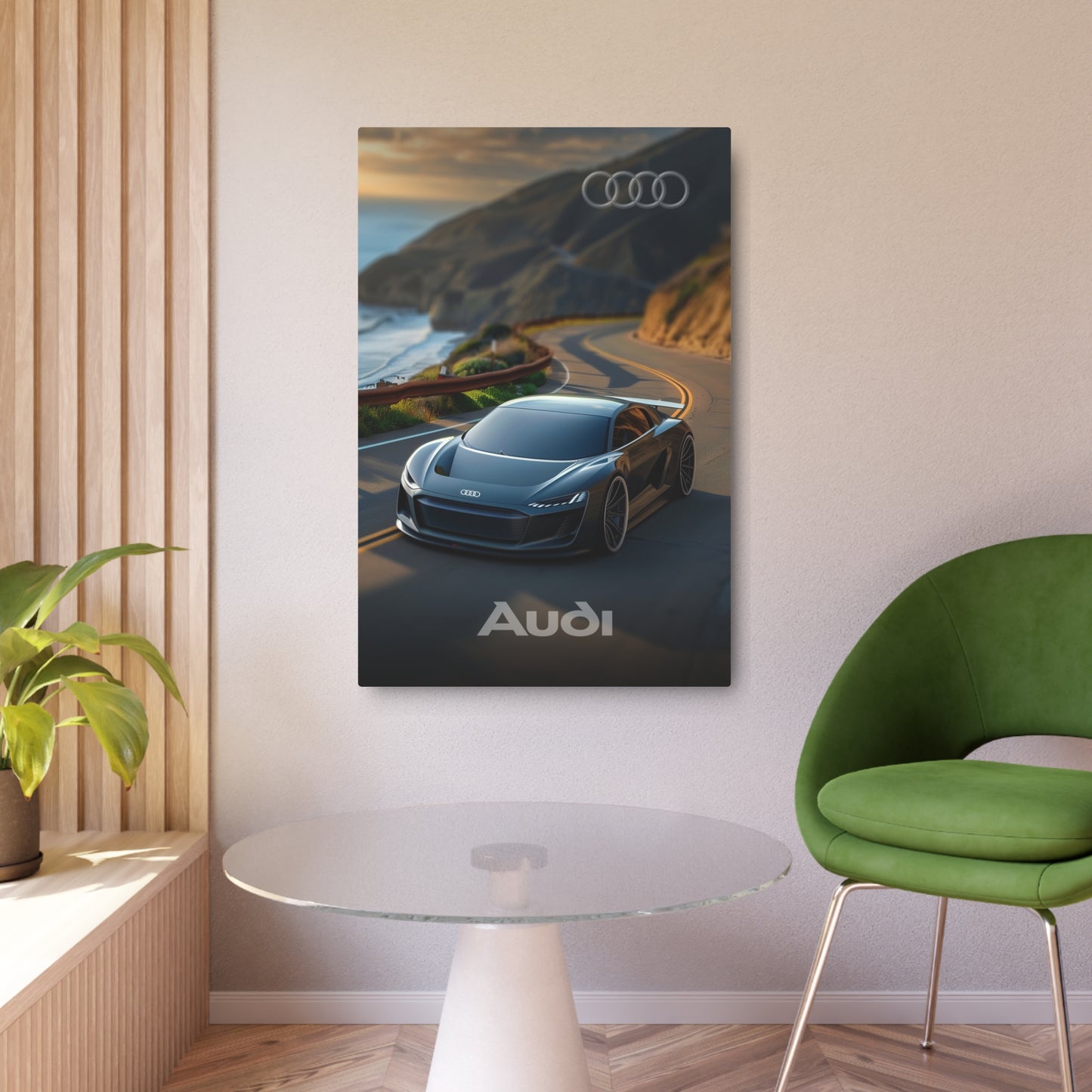 Audi Luxury and Style (Metal Art Sign)