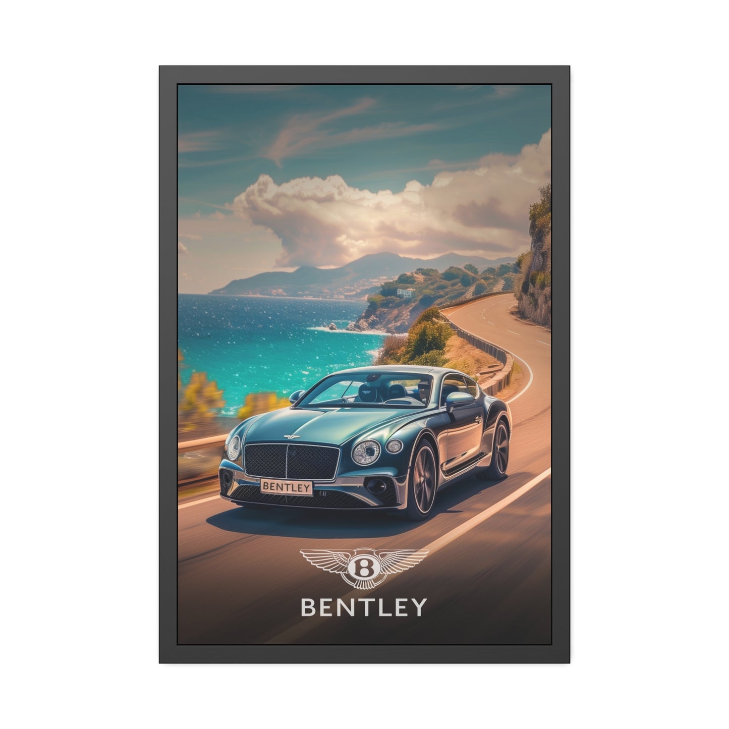 Bentley Coastal Cruise (Framed Paper Posters)