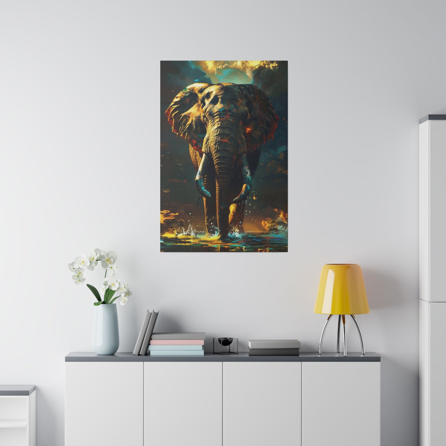 Majestic Elephant (Matte Canvas, Stretched)