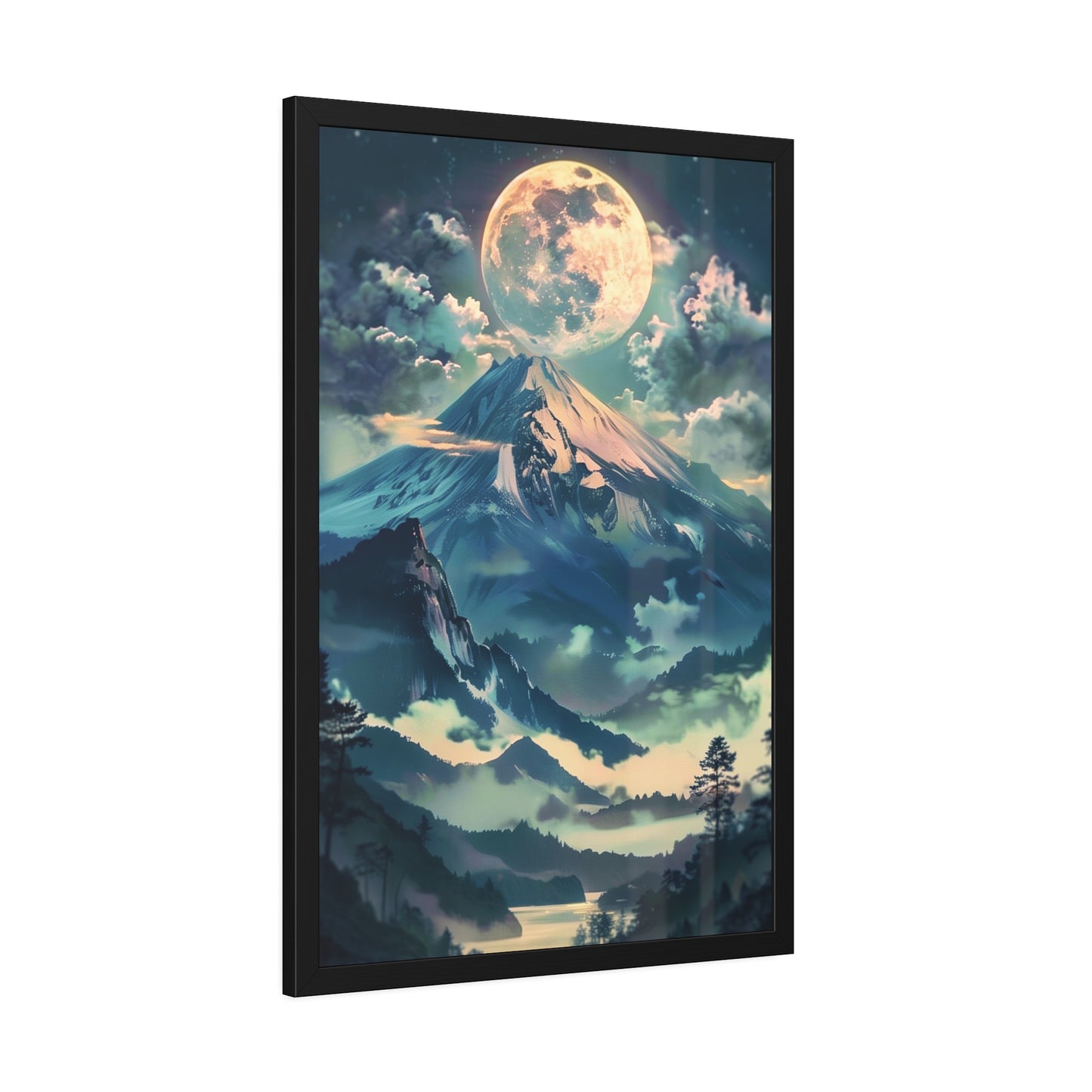 Lunar Mountain (Framed Paper Posters)