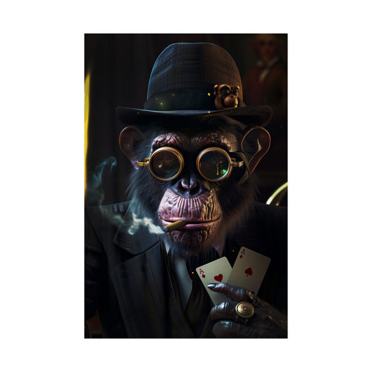 Dapper Chimp (Matte Vertical Posters)