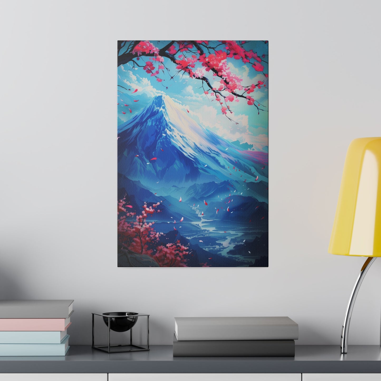 Cherry Blossom Landscape (Matte Canvas, Stretched)