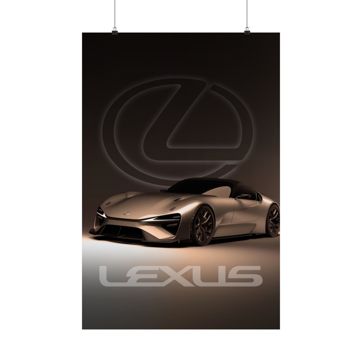 Gold Luxe Lexus (Matte Vertical Posters)