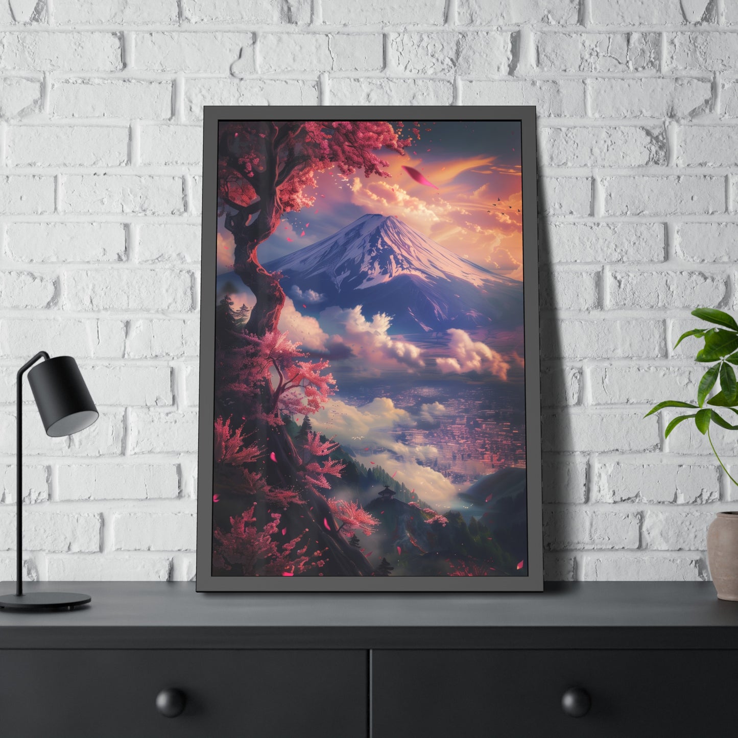 Cherry Blossom Nature (Framed Paper Posters)