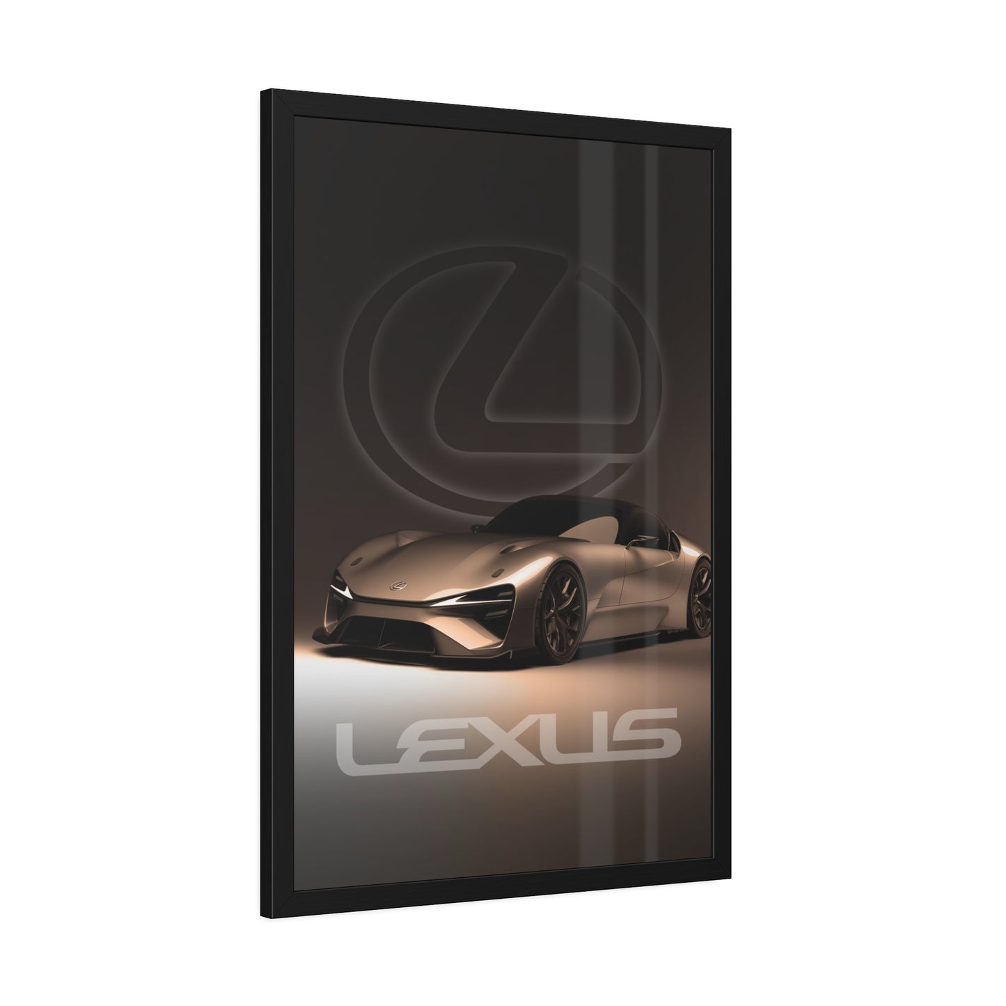 Gold Luxe Lexus (Framed Paper Posters)