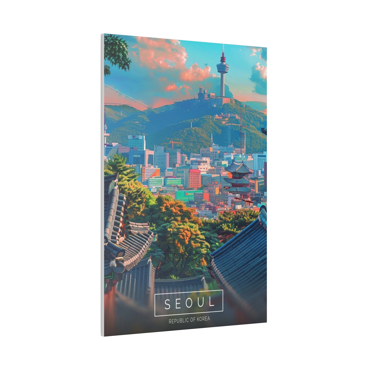 Seoul's Serenity (Matte Canvas, Stretched)