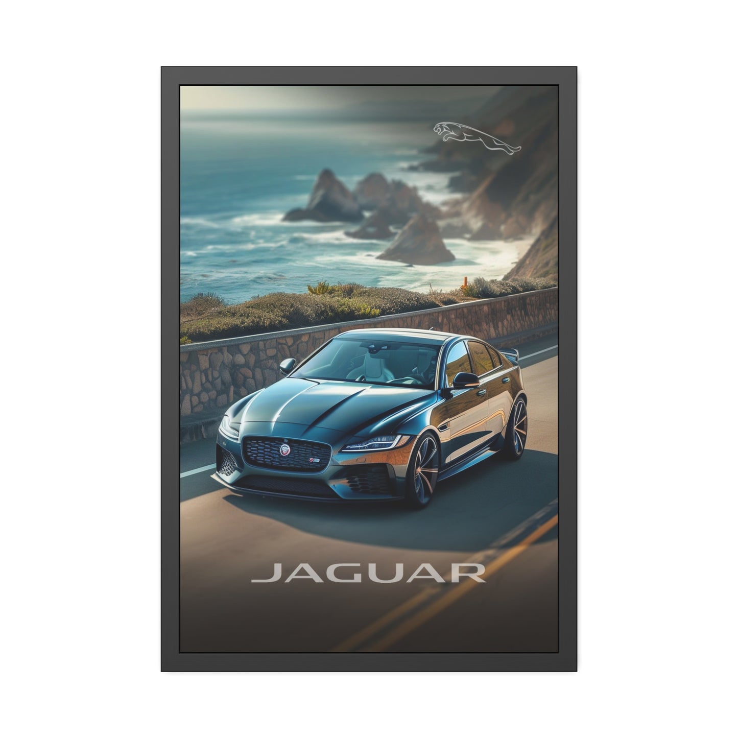 The Beauty of the Black Jaguar (Framed Paper Posters)