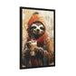 Warm and Cozy Sloth (Framed Paper Posters)