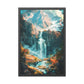 Mountain Waterfalls (Framed Paper Posters)