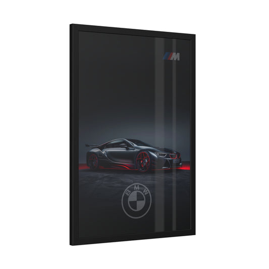 Black luxury BMW (Framed Paper Posters)