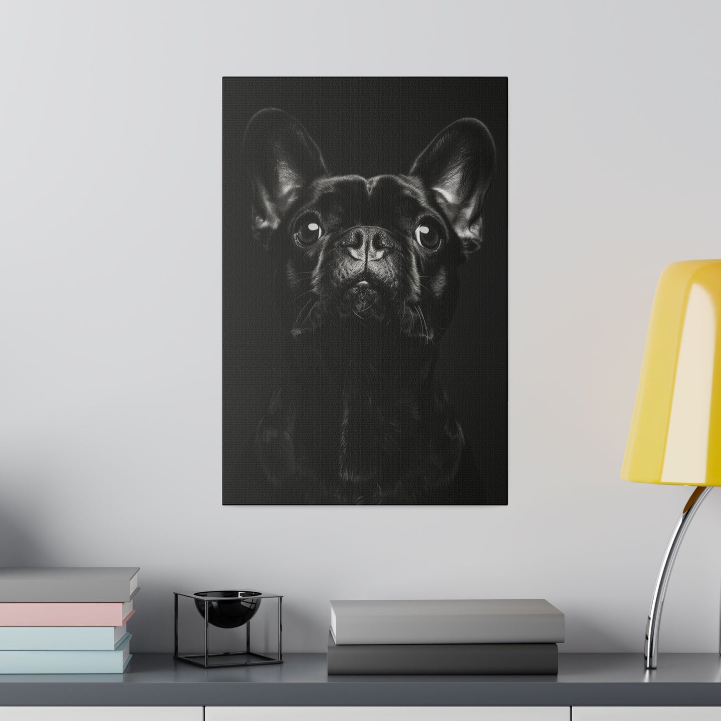 French Bulldog (Matte Canvas, Stretched)