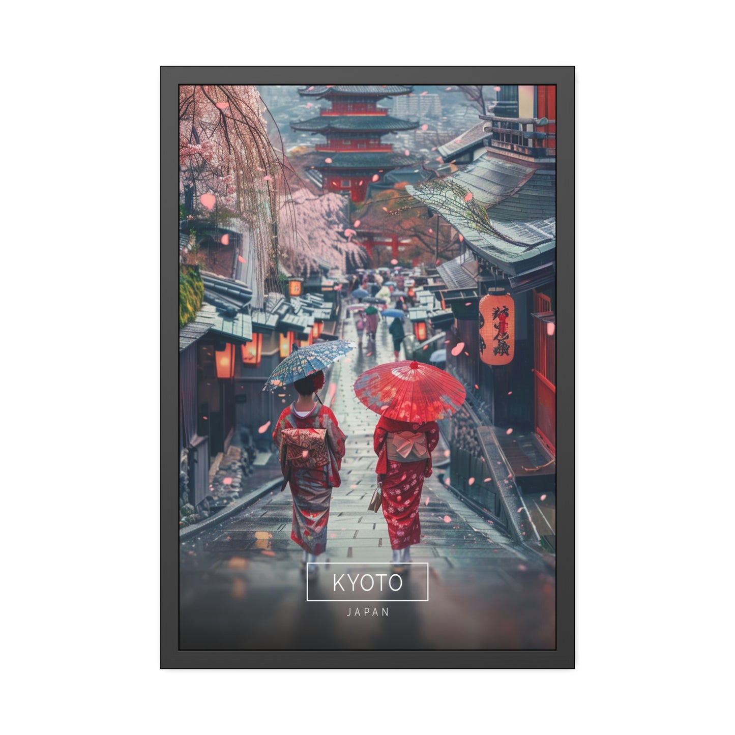 Kyoto Cherry Blossom (Framed Paper Posters)