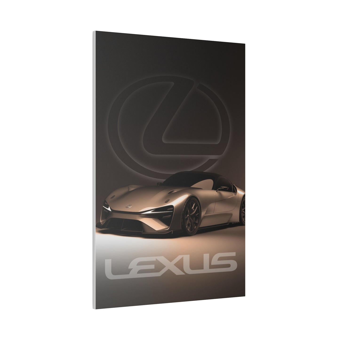 Gold Luxe Lexus (Matte Canvas, Stretched)