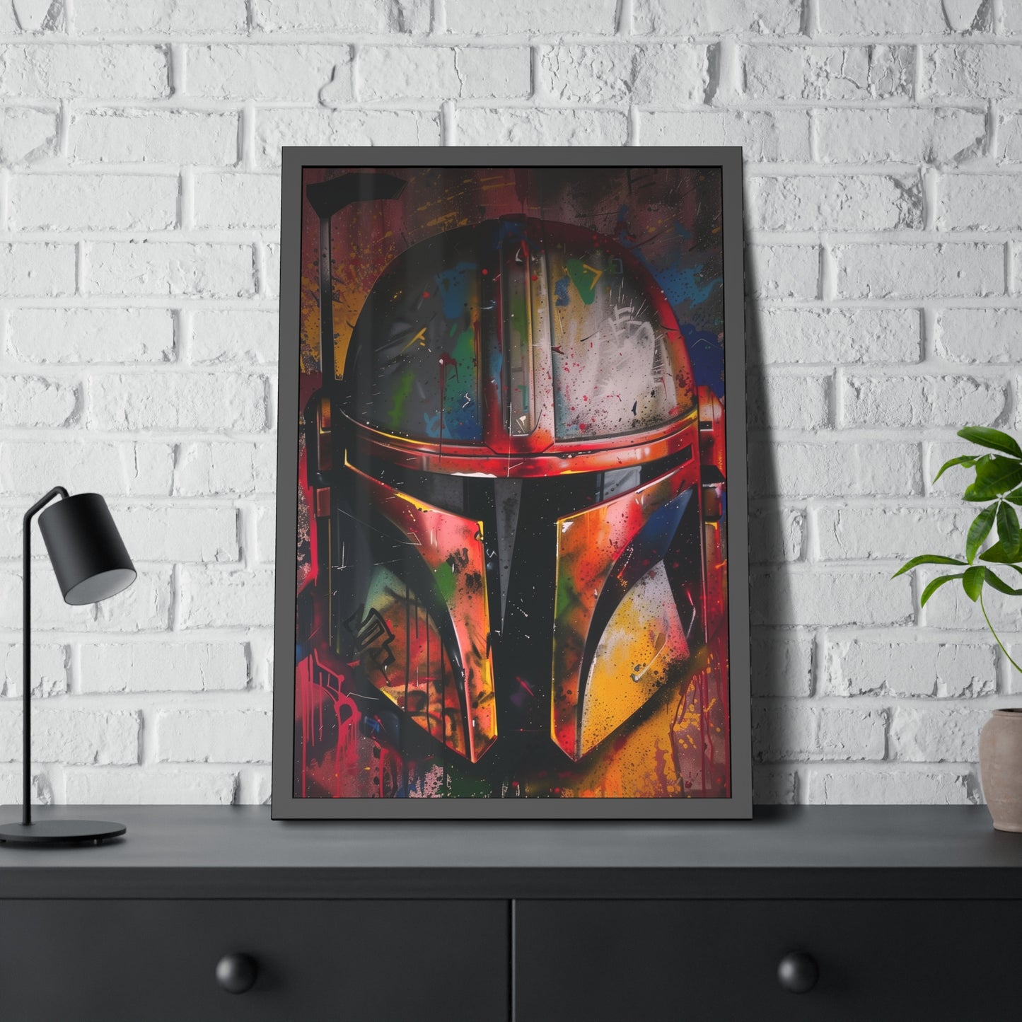 Splattered Vigilante (Framed Paper Posters)