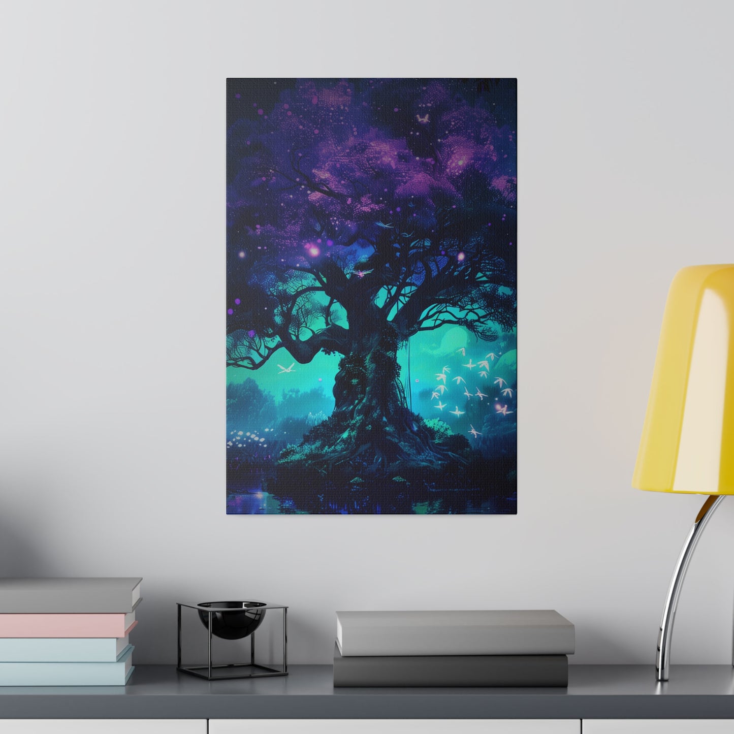 Enchanted Cosmic Tree (Matte Canvas, Stretched)