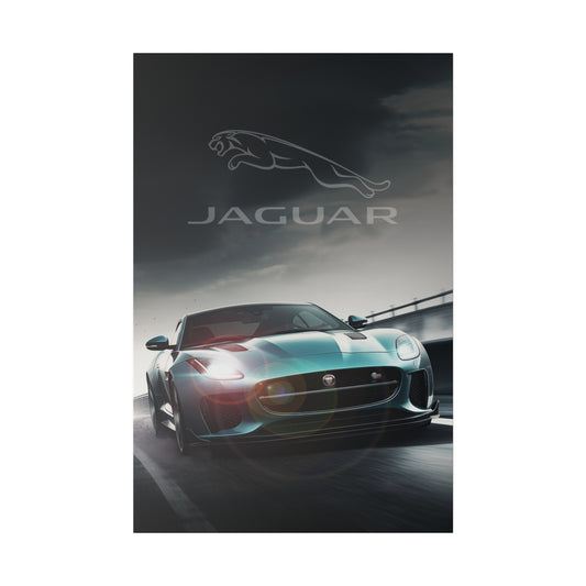 Aesthetics of Turquoise Jaguar (Matte Canvas, Stretched)