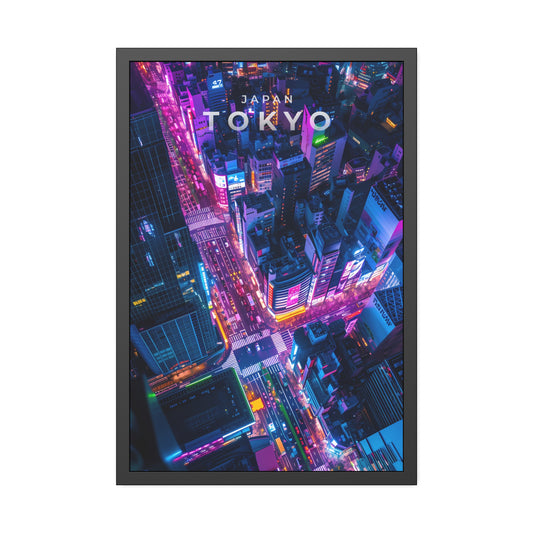 Tokyo Nightscape (Framed Paper Posters)