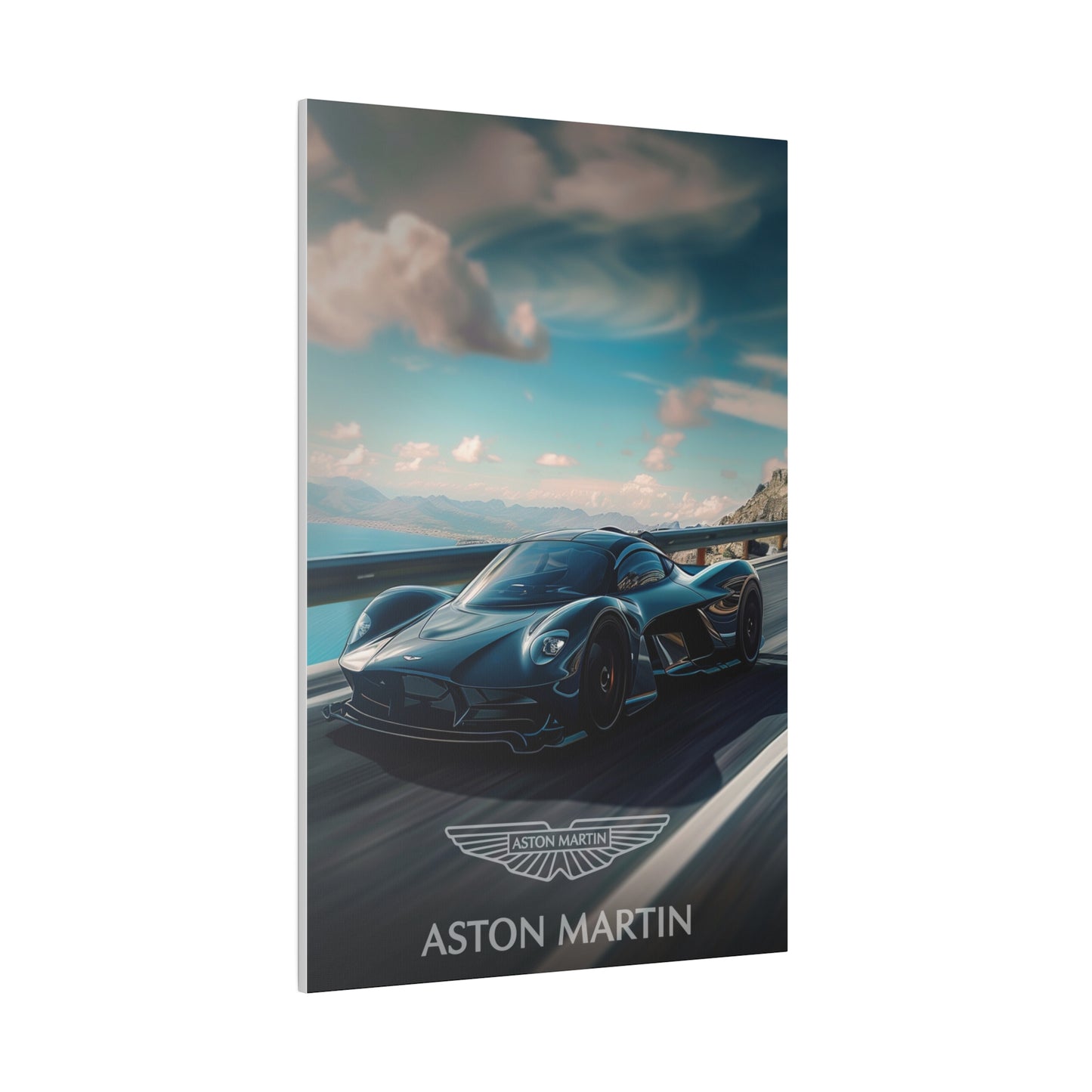 Urban Elegance: Aston Martin in the City (Matte Canvas, Stretched)