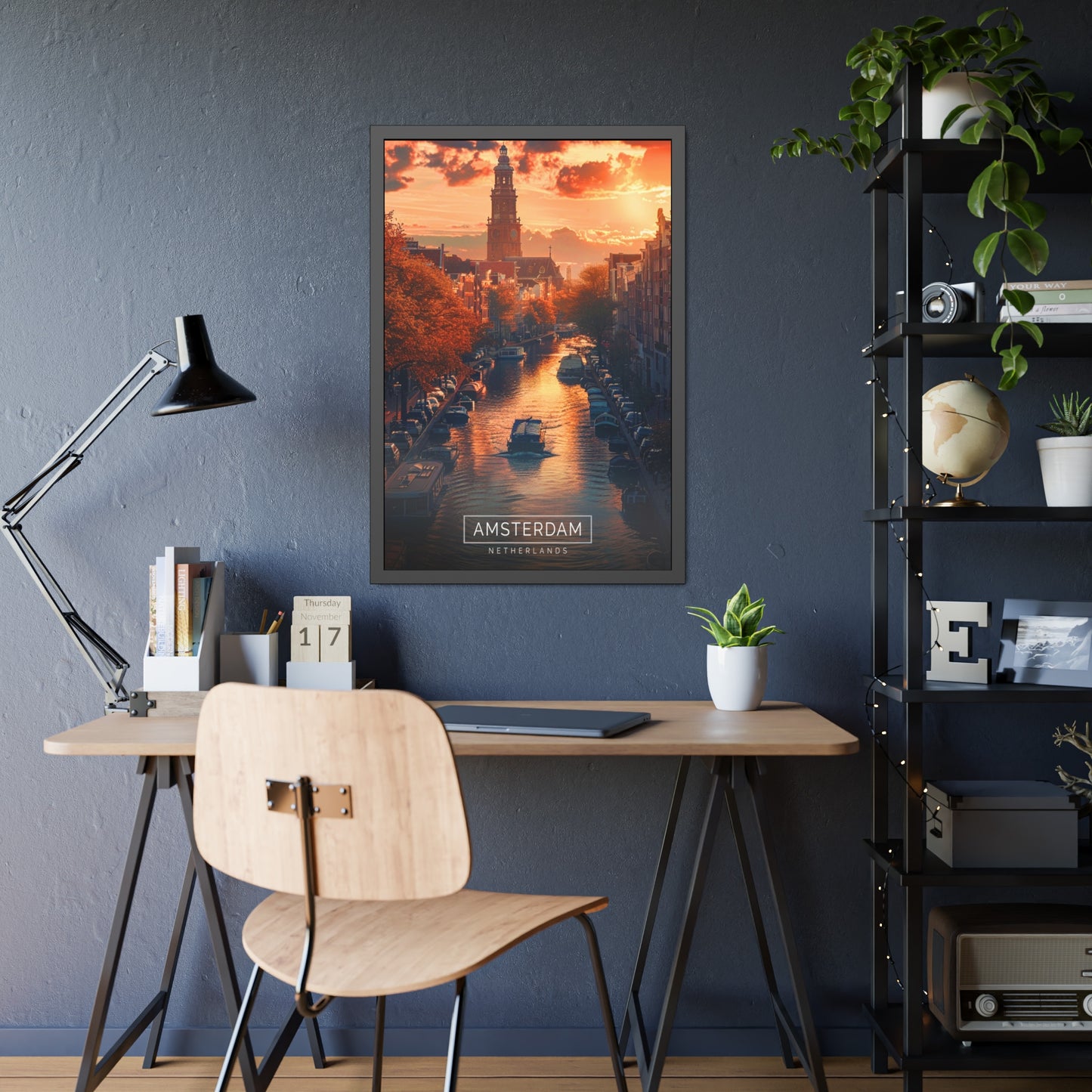 Amsterdam Sunset (Framed Paper Posters)