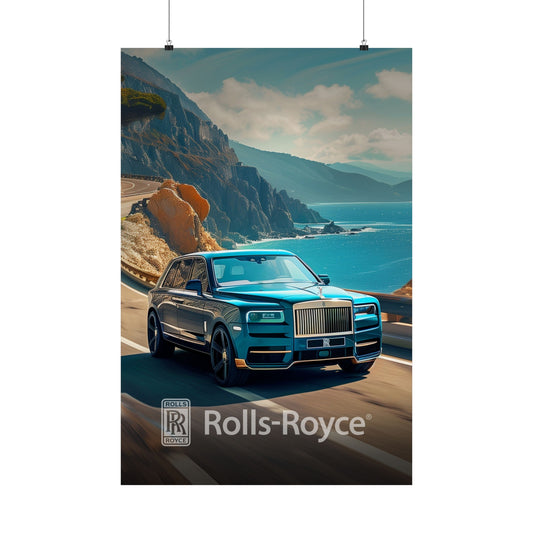 Rolls-Royce Cliffside Journey (Matte Vertical Posters)