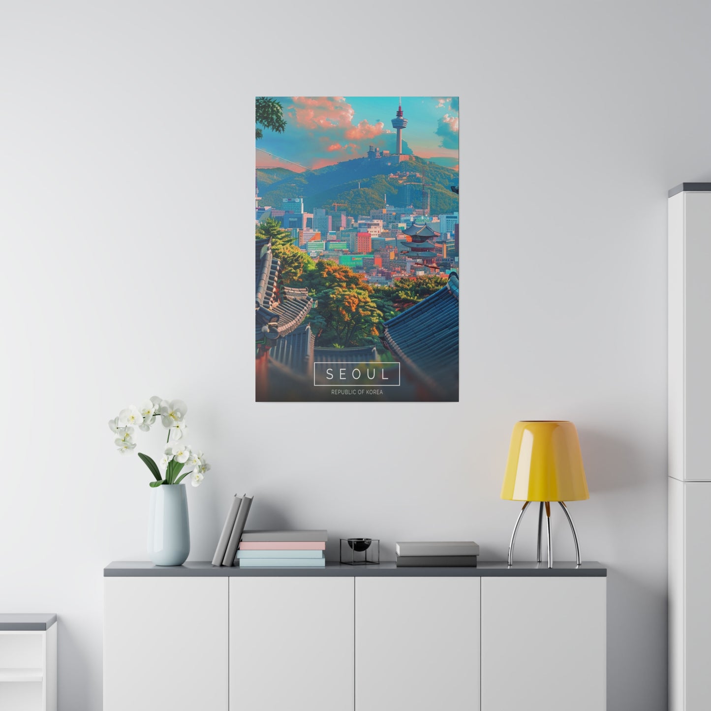 Seoul's Serenity (Matte Canvas, Stretched)