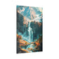 Mountain Waterfalls (Matte Canvas, Stretched)