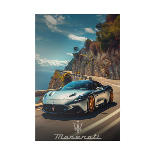 Iconic Maserati (Matte Canvas, Stretched)