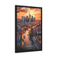 Frankfurt Skyline (Framed Paper Posters)